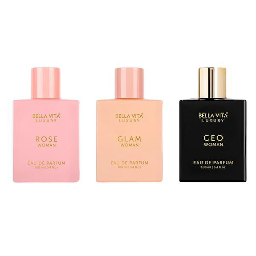 Набор женской парфюмированной воды (3 х 100 мл), Rose, Glam &amp; CEO Eau De Parfum Set, произв. Bella Vita #1