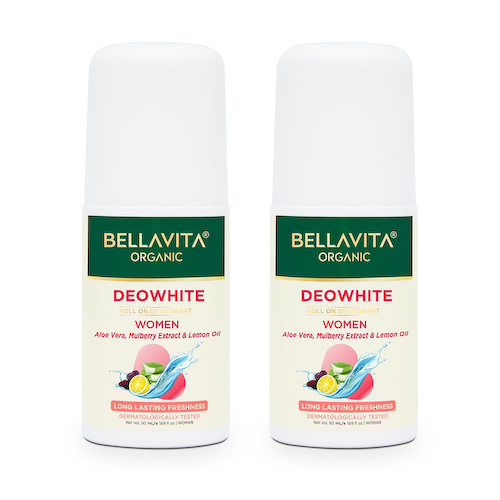 Шариковые дезодоранты для женщин (2 x 50 мл), Deowhite Roll On Deodorant Women Set, произв. Bella Vita #1