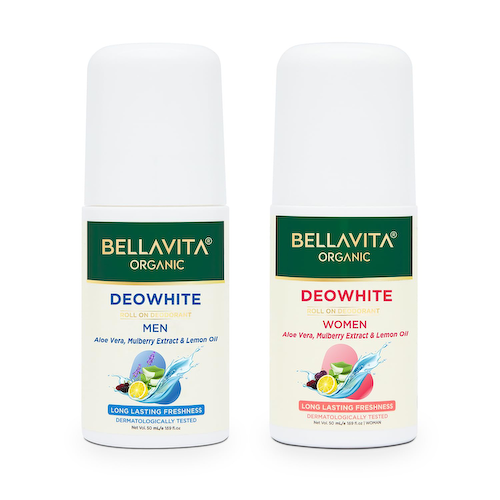 Шариковые дезодоранты: мужской и женский (2 x 50 мл), Deowhite Roll On Deodorant Set, произв. Bella Vita #1