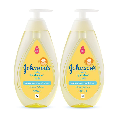 Средство для купания новорожденных (2 х 500 мл), Baby Top-to-Toe Baby Bath, произв. Johnson’s Baby #1