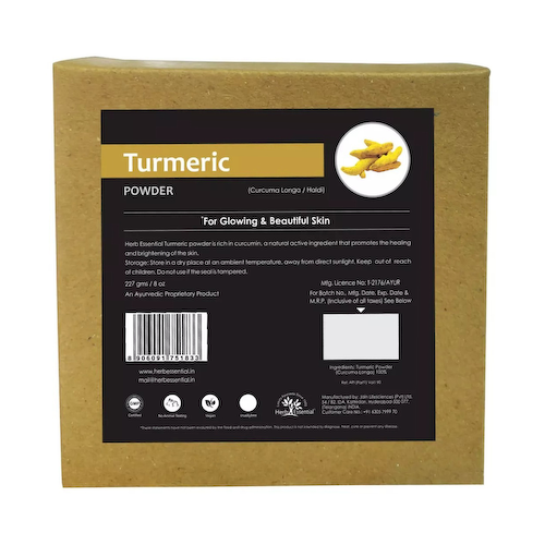 Порошок Куркумы (227 г), Turmeric Powder, произв. Herb Essential #1