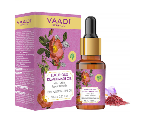 Кумкумади: омолаживающее масло (10 мл), Luxurious Kumkumadi Oil, произв. Vaadi Herbals #1