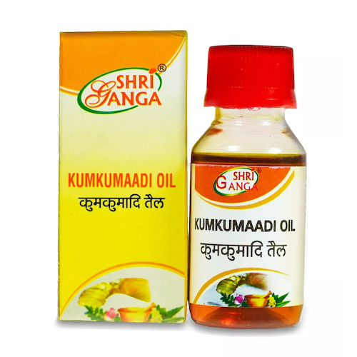 Кумкумади: омолаживающее масло для лица (50 мл), Kumkumaadi Oil, произв. Shri Ganga Pharmacy #1