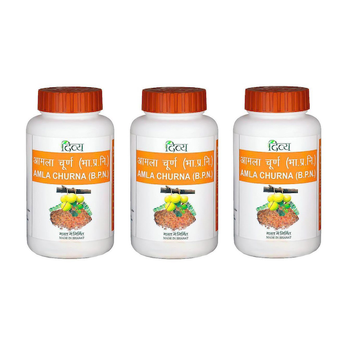Набор Амла Чурна (3 х 100 г), Amla Churna Set, произв. Patanjali #1