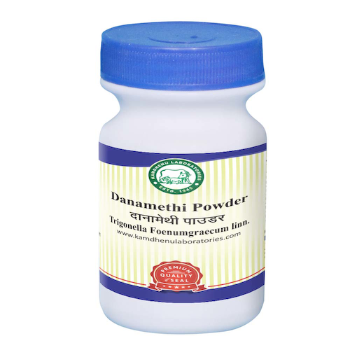 Данаметхи (Пажитник сенной) (250 г), Danamethi Powder, произв. Kamdhenu #1