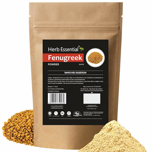 Порошок Пажитника (50 г), Fenugreek Powder, произв. Herb Essential #1