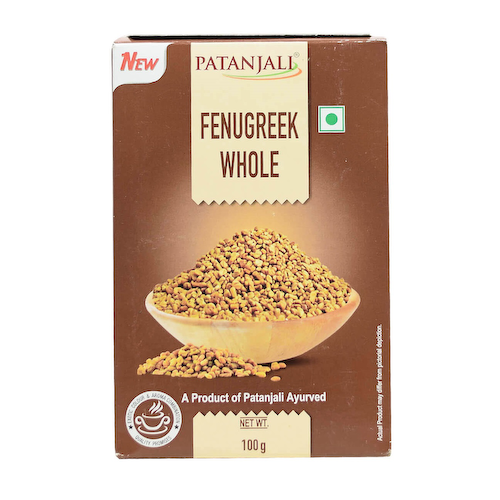 Семена Пажитника (100 г), Fenugreek Whole, произв. Patanjali #1
