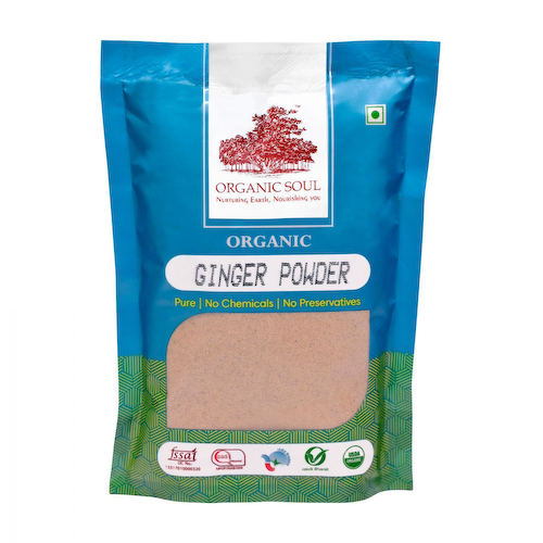 Органический молотый Имбирь (100 г), Organic Ginger Powder, произв. Organic Soul #1