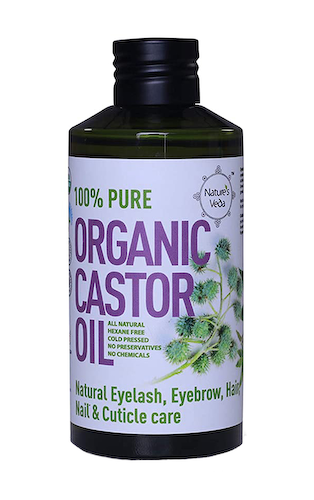 Касторовое масло для волос и ногтей (150 мл), Organic Castor Oil, произв. Nature&apos;s Veda #1
