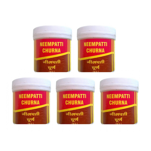 Набор Ним Патти Чурна (5 x 100 г), Neem Patti Churna Set, произв. Vyas #1