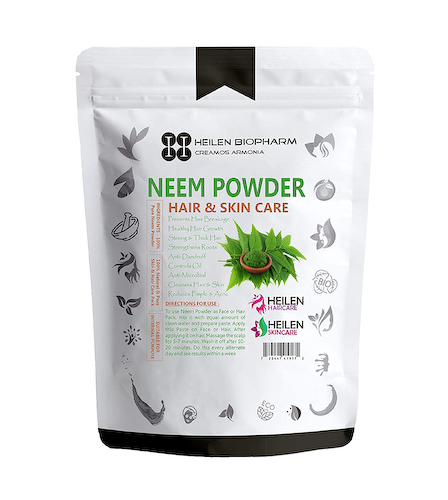 Ним: порошковая маска для волос и кожи (100 г), Neem Powder, произв. Heilen Biopharm #1