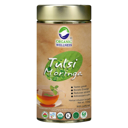 Чай с Тулси и Морингой (100 г), Real Tulsi Moringa Tea, произв. Organic Wellness #1