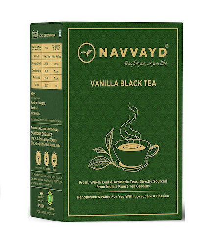 Черный чай с Ванилью (100 г), Vanilla Black Tea, произв. Navvayd #1