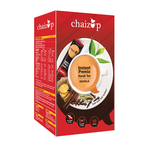 Быстрорастворимый Карак чай Масала Премикс (10 пак x 14 г), Instant Premix Karak Tea Masala, произв. Chaizup #1