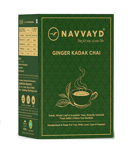 Кадак чай с Имбирем (100 г), Ginger Kadak Chai, произв. Navvayd #1