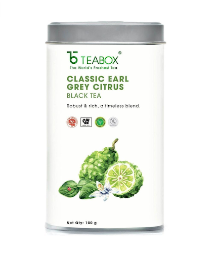 Классический Черный Цитрусовый чай Эрл Грей (100 г), Classic Earl Grey Citrus Black, произв. Teabox #1