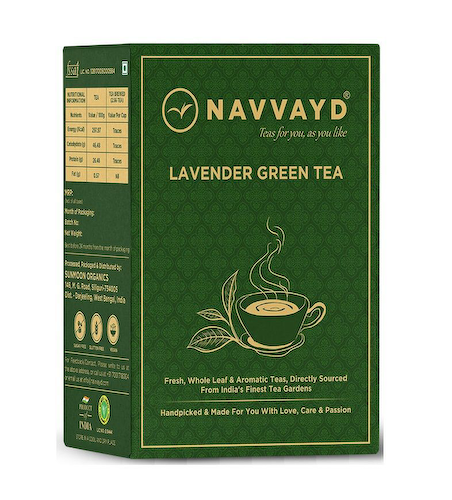 Зеленый чай с Лавандой (100 г), Lavender Green Tea, произв. Navvayd #1