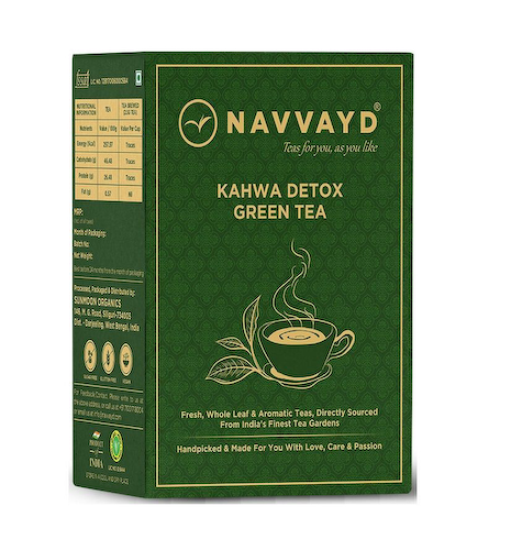 Зеленый чай Кахва для очищения (100 г), Kahwa Detox Green Tea, произв. Navvayd #1