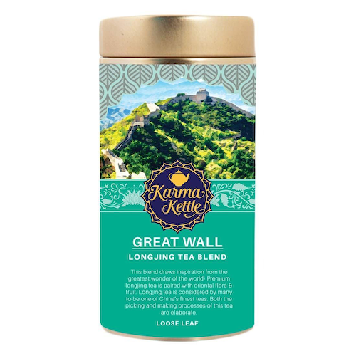 Зеленый чай Лунцзин с Личи и Панданом (50 г), Great Wall, произв. Karma Kettle #1