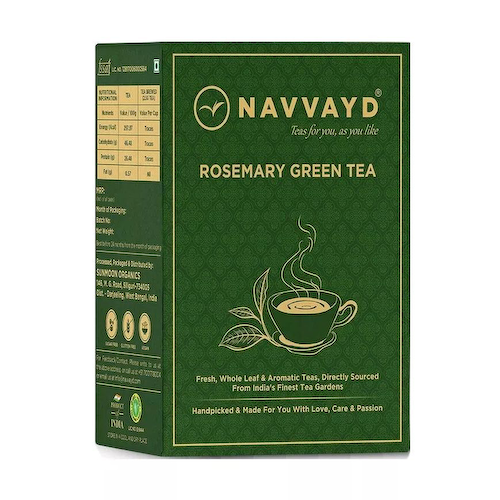 Зеленый чай с Розмарином (100 г), Rosemary Green Tea, произв. Navvayd #1