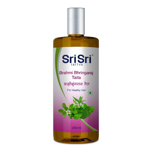 Масло для волос Брахми Брингарадж (200 мл), Brahmi Bhringaraj Taila For Healthy Hair, произв. Sri Sri Tattva #1