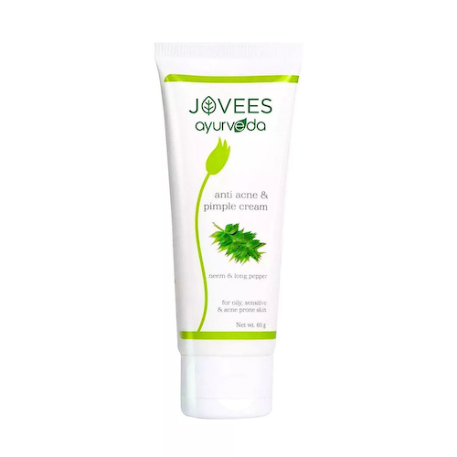 Крем от прыщей с Нимом и Перцем (60 г), Anti Acne &amp; Pimple Cream Neem &amp; Long Pepper, произв. Jovees Ayurveda #1