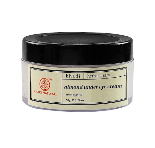 Крем от тёмных кругов под глазами с Миндальным маслом (50 г), Almond Under Eye Cream, произв. Khadi Natural #1