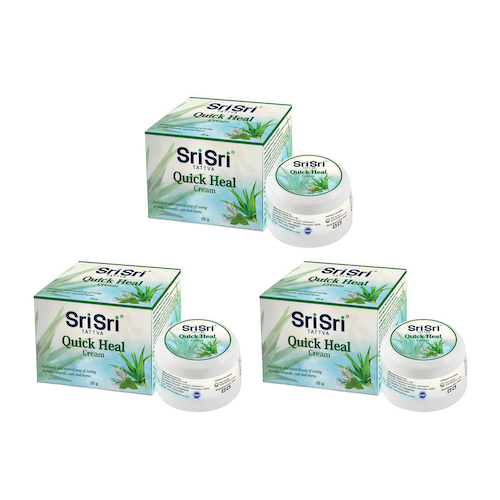 Набор заживляющего крема (3 x 25 г), Quick Heal Cream Set, произв. Sri Sri Tattva #1