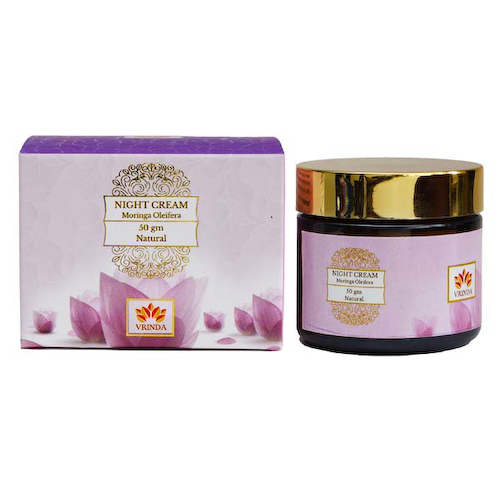 Ночной крем с Морингой (50 г), Night Cream Moringa Oleifera, произв. Vrindaam #1