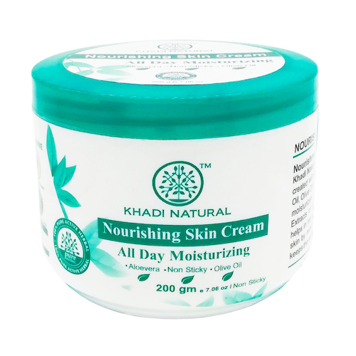 Питательный крем для лица с Алоэ вера (200 г), Nourishing Skin Cream, произв. Khadi Natural #1
