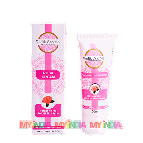 Розовый крем для лица (50 г), произв. Vedik Essence #1