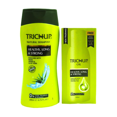 Набор для укрепления волос Тричуп (200 + 100 мл), Trichup Healthy Long &amp; Strong Set, произв. VASU #1