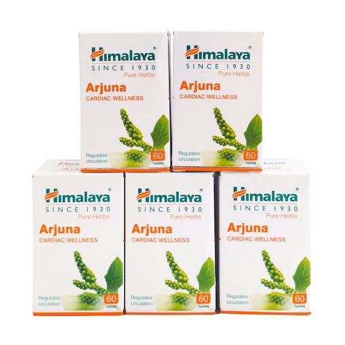 Набор Арджуна (5 х 60 таб, 250 мг), Arjuna Set 5, произв. Himalaya #1