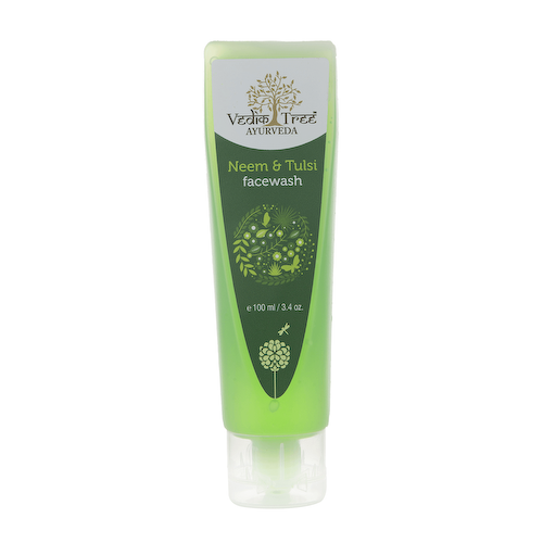 Гель для умывания с Нимом и Тулси (100 мл), Neem &amp; Tulsi Facewash, произв. Vedik Tree #1