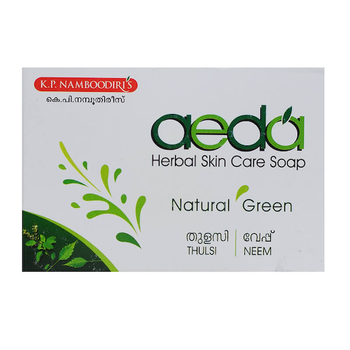 Натуральное мыло с Нимом и Тулси (75 г), Herbal Thulsi Neem Soap, произв. K.P. Namboodiri&apos;s #1