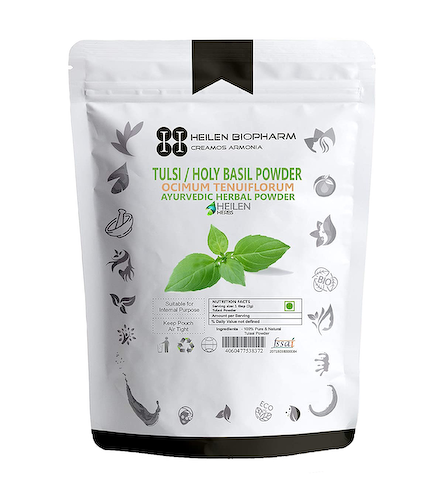 Тулси (200 г), Tulsi Herbal Powder, произв. Heilen Biopharm #1