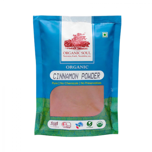 Органическая молотая Корица (100 г), Organic Cinnamon Powder, произв. Organic Soul #1
