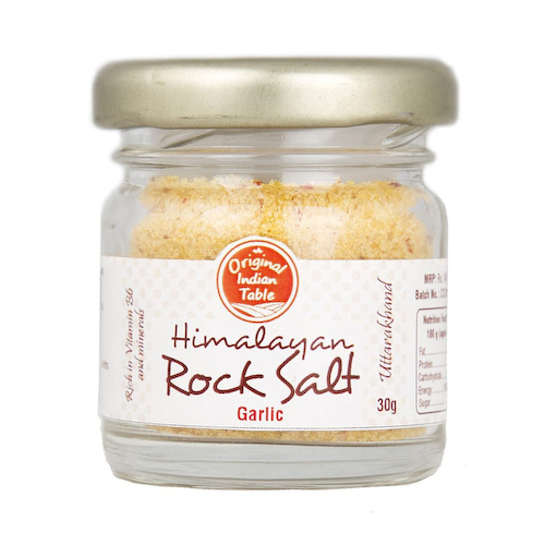 Гималайская каменная соль с Чесноком (30 г), Himalayan Rock Salt Garlic, произв. Original Indian Table #1