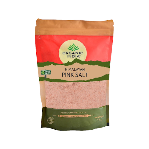 Гималайская розовая соль (1 кг), Himalayan Pink Salt, произв. Organic India #1