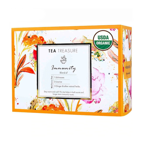 Чай для укрепления иммунитета (18 пак, 2 г), Immunity Wellness Tea, произв. Tea Treasure #1