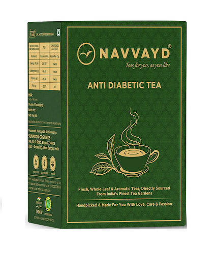 Чай при диабете (100 г), Anti Diabetic Tea, произв. Navvayd #1