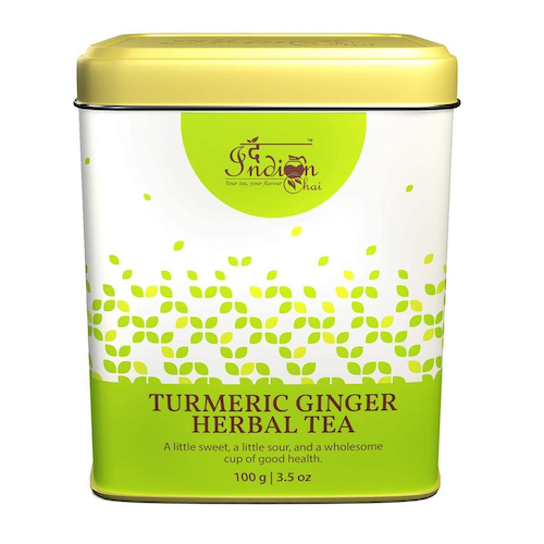 Чай с Куркумой и Имбирем (100 г), Turmeric Ginger Herbal Tea, произв. Indian Chai #1