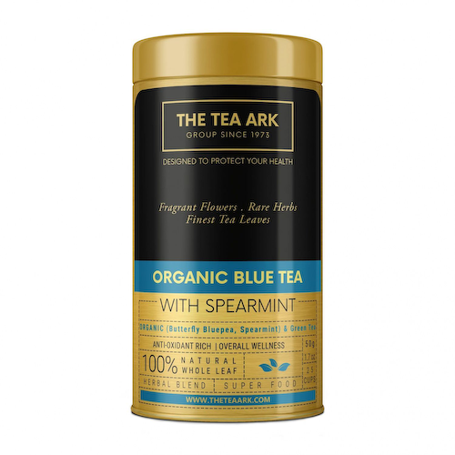 Чай с органической Клиторией и Мятой (50 г), Organic Blue Tea with Spearmint Tin, произв. INLIFE #1