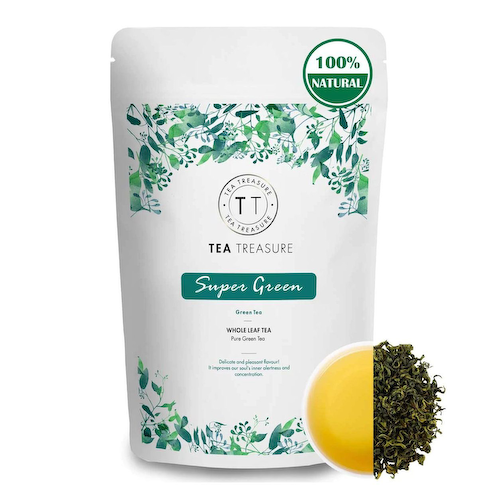 Классический зеленый чай (100 г), Super Green Tea, произв. Tea Treasure #1