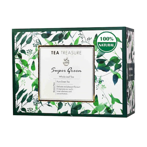 Классический зеленый чай (18 пак, 2 г), Super Green Tea, произв. Tea Treasure #1