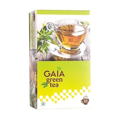 Классический Зеленый чай (25 пак, 2 г), Green Tea, произв. Gaia #1