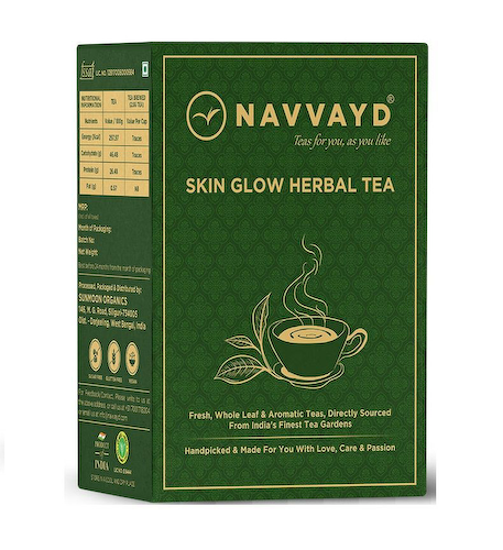 Травяной чай для сияния кожи (100 г), Skin Glow Herbal Tea, произв. Navvayd #1