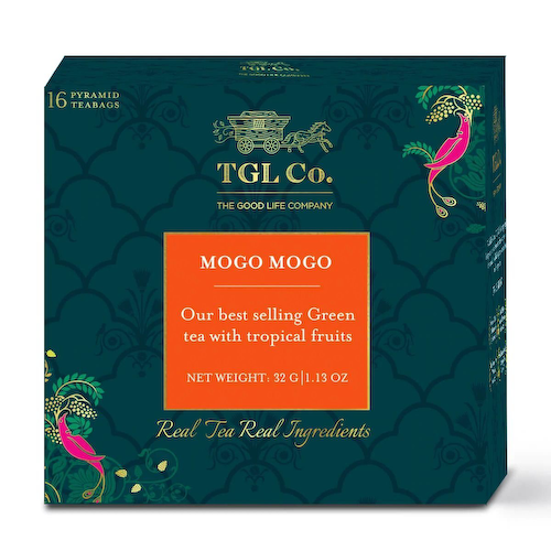 Зеленый чай Мого Мого (16 пак, 2 г), Mogo Mogo Green Tea, произв. TGL Co. #1