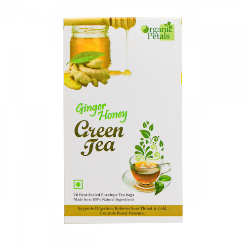 Зеленый чай с Имбирем и Медом (20 пак), Ginger Honey Green Tea, произв. WinTrust Pharmaceuticals #1