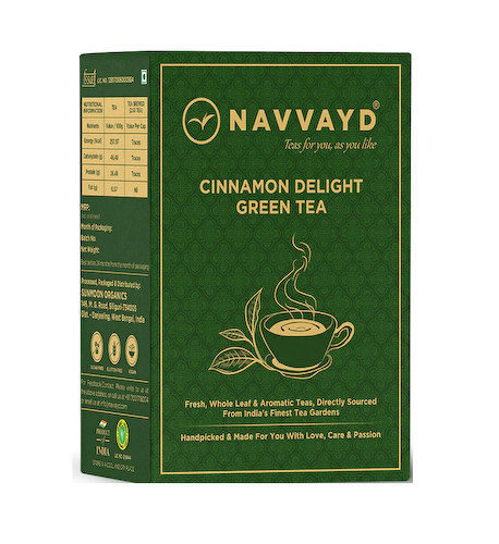 Зеленый чай с Корицей (100 г), Cinnamon Delight Green Tea, произв. Navvayd #1